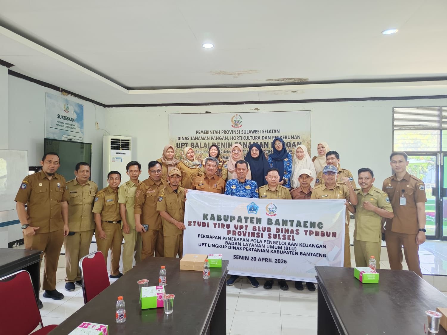 Dinas Pertanian Kabupaten Bantaeng Laksanakan Studi Tiru BLU di Lingkup Dinas TPHBUN Provinsi Sulawesi Selatan