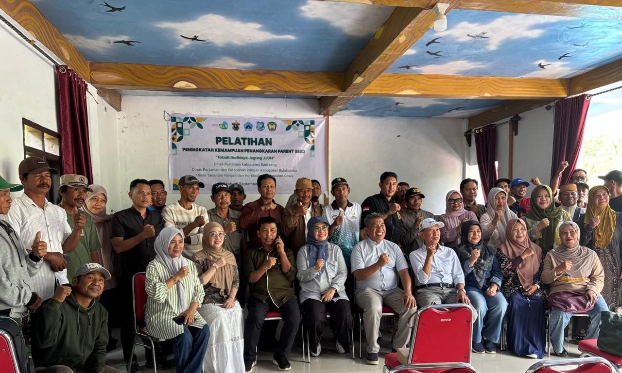 Pelatihan Petani/Field Day  kerjasama Taiwan-ICDF dengan Fakultas Pertanian Universitas Hasanuddin