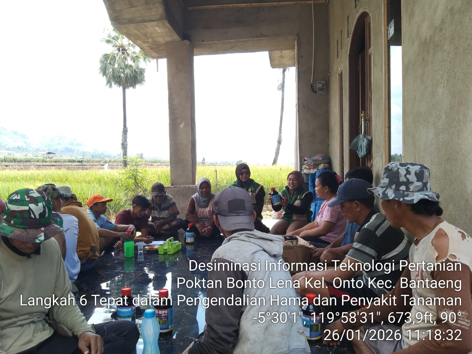 Bantuan Pestisida dan Edukasi 6 Tepat, Upaya Tingkatkan Produksi Petani Bonto Lena