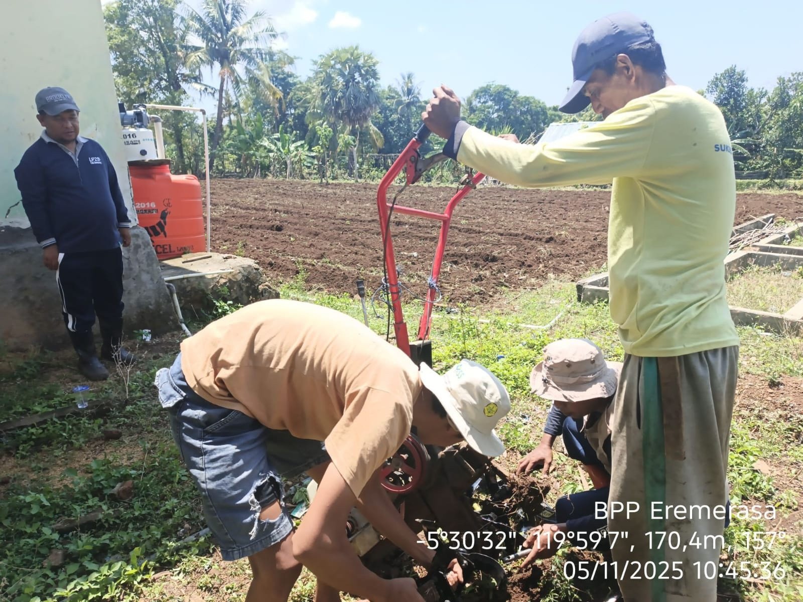 BPP Eremerasa Bantaeng olah Lahan Persiapan Tanam Jagung Manis